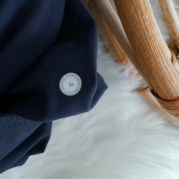 Lululemon City Sleek 5 Pocket High Rise  Pant 30" True Navy Dark Blue - Picture 11 of 16